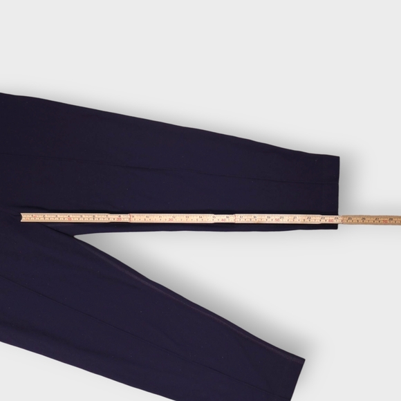 Rare Lululemon Exquisite Trouser CropShine Dot Black Grape W6E22S Wm Sz 8 2014 - Picture 9 of 11